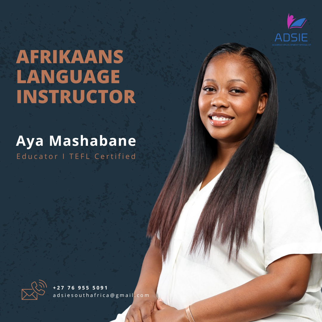 Aya Mashabane - Afrikaans Language Instructor